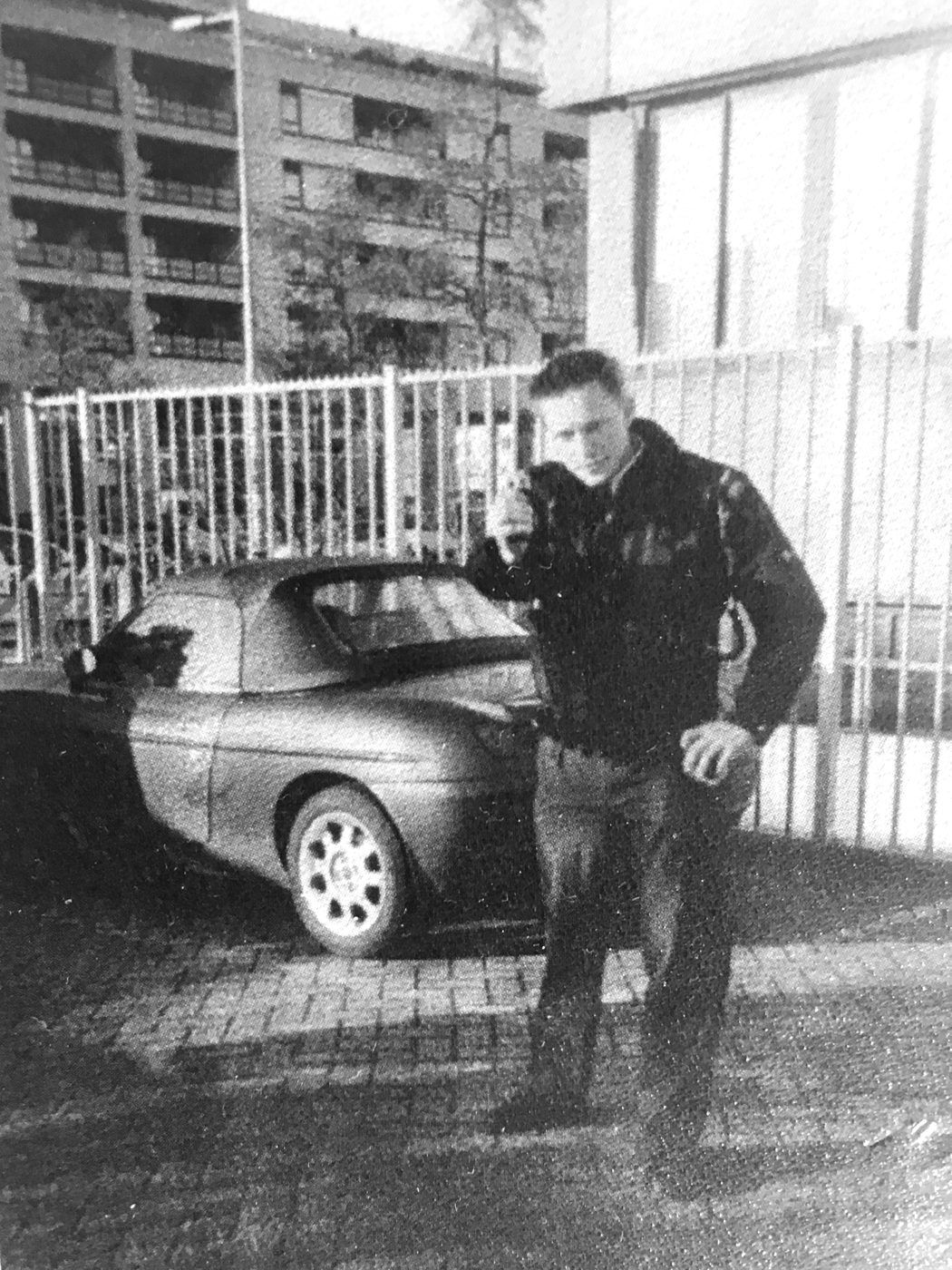 Archieffoto van Jacco in burger, uit zijn politietijd